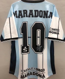 Maradona #10 Argentina Home Retro Soccer Jersey 2001有名有号