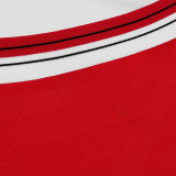 1986 M Utd Home Long Sleeve Retro Soccer Jersey