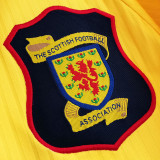 1996-98 Scotland Yellow Retro Soccer Jersey