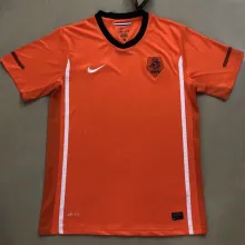 2010 Netherlands Home Orange Retro Jersey