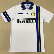 1997/98 In Milan Away White Retro Soccer Jersey