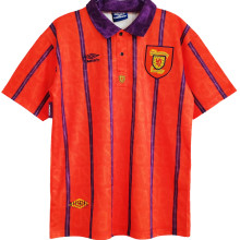 1994 Scotland Away Red Retro Soccer Jersey
