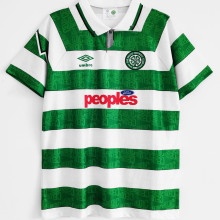 1991/92 Celtic Home Green Retro Soccer Jersey