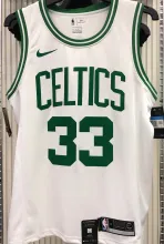 Celtics BIRD #33 White NBA Jerseys Hot Pressed