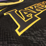LA Lakers Bryant #8 Black Snake NBA Jerseys Hot Pressed