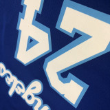 LA Lakers Bryant # 24 Blue NBA Jerseys Hot Pressed