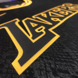 LA Lakers Before #8 After Bryant  #24 Black Snake NBA Jerseys Hot Pressed前8后24