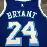 LA Lakers Bryant # 24 Blue NBA Jerseys Hot Pressed