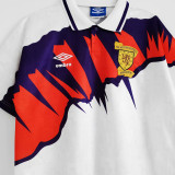 1991/1993 Scotland Away White Retro Soccer Jersey