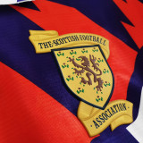 1991/1993 Scotland Away White Retro Soccer Jersey