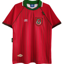 1994/96 Wales Home Red Retro Soccer Jersey