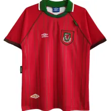 1994/96 Wales Home Red Retro Soccer Jersey