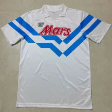1988/89 Napoli Away White Retro Soccer Jersey
