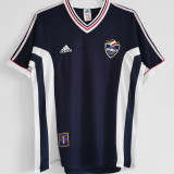 1998 Yugoslavia Home Blue Retro Soccer Jersey