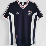1998 Yugoslavia Home Blue Retro Soccer Jersey