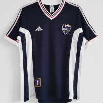 1998 Yugoslavia Home Blue Retro Soccer Jersey