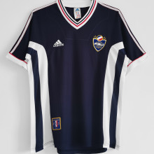 1998 Yugoslavia Home Blue Retro Soccer Jersey