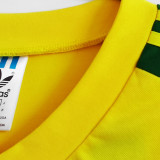 1982 Wales Away Yellow Retro Soccer Jersey