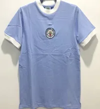 1972 Man City Home Blue Retro Soccer Jersey