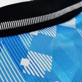 1990 England Away Blue Retro Soccer Jersey