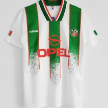 1994 Ireland Away White Retro Soccer Jersey