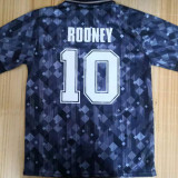1990 England Black Special Version Retro Soccer Jersey(Have umbro 有茵宝)