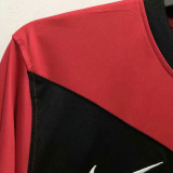 2009/10 M Utd Home Red Long Sleeve Retro Soccer Jersey
