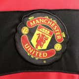 2009/10 M Utd Home Red Long Sleeve Retro Soccer Jersey