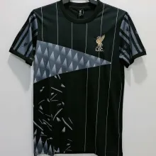 LFC Classic Version Black Retro Soccer Jersey