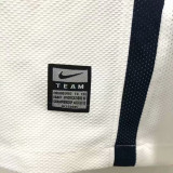 2008/09 M Utd Away White Retro UCL Version Long Sleeve Retro Soccer Jersey (胸前有绣欧冠决赛小字）