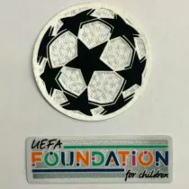 2021/22 UEFA Champion League New Sleeve Badge 球+新公平条