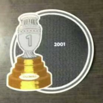 COPA AMERICA  1 Cup Patch 2001 Colombia Jersey 1字杯美洲杯哥伦比亚专用