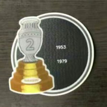 COPA AMERICA  2 Cup Patch 1953,1979 Paraguay Jersey 2字杯美洲杯巴拉圭专用