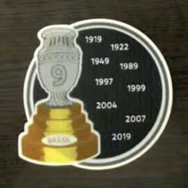 COPA AMERICA  9 Cup Patch Brazil Jersey 9字杯美洲杯巴西专用