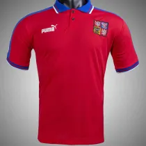 1996 Czech Home Red Retro Soccer Jersey