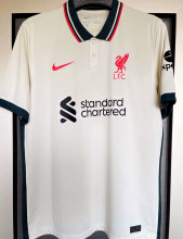 2021/22 LFC 1:1 Quality Away Beige Fans Soccer Jersey