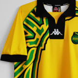 1998 JAMAICA  Home Yellow Retro Soccer Jersey