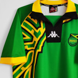 1998 JAMAICA  Away Green Retro Soccer Jersey