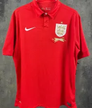 2013 England 150th Anniversary Red Retro Soccer Jersey