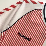 1986 Denmark Away Retro Soccer Jersey
