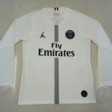 2018/19 PSG JD White Long Sleeve Soccer Jersey
