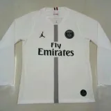 2018/19 PSG JD White Long Sleeve Soccer Jersey