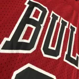 PIPPEN # 33 Bulls Red Mitchell Ness Retro Jerseys