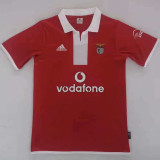 2004/2005 Benfica Home Red Retro Soccer Jersey