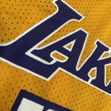 O'Neal # 34 Lakers Yellow Mitchell Ness Retro Jerseys