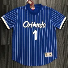 HARDAWAY # 1 MAGIC Blue Mitchell Ness Retro Jerseys