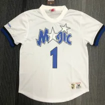 McGRADY # 1 MAGIC White Mitchell Ness Retro Jerseys