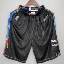 2021 Nets City Edition Black NBA Pants