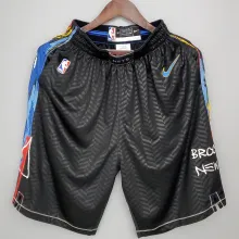2021 Nets City Edition Black NBA Pants