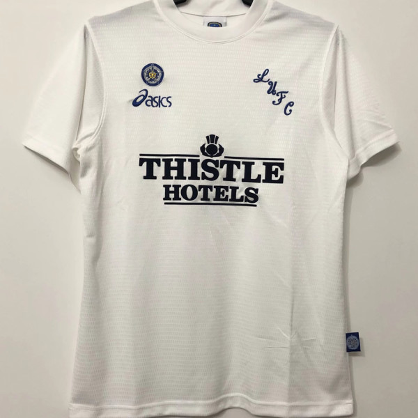 1995/96 Leeds United Home White Retro Soccer Jersey